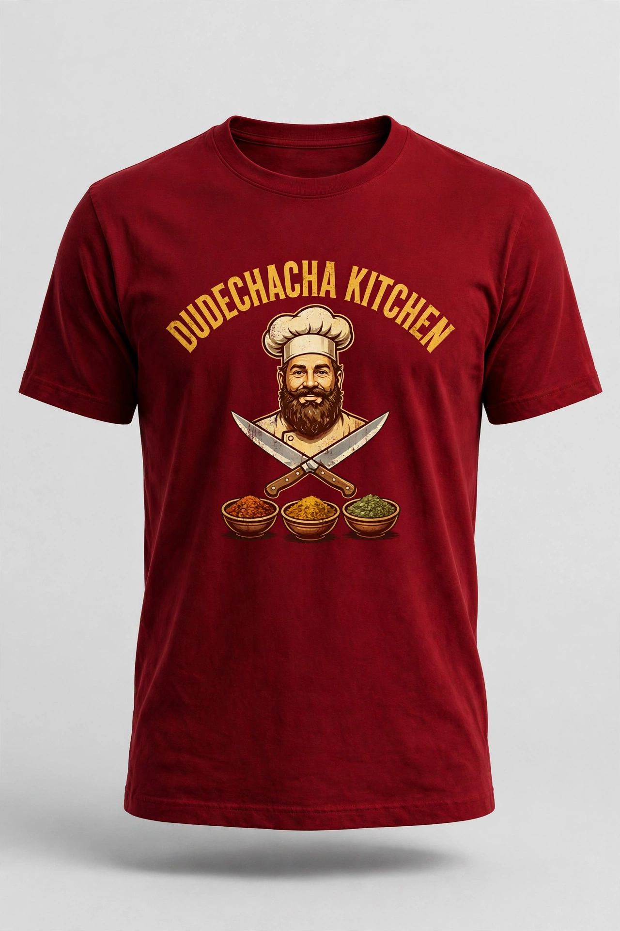 Dudechacha Kitchen chef tee